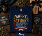 Team Group Happy Fathers Day Shirt Thank You Dad Gift Birthday Husband Tee Matching Appreciation Dad Retro Vintage Shirt from Kids Men Women