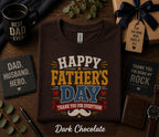 Team Group Happy Fathers Day Shirt Thank You Dad Gift Birthday Husband Tee Matching Appreciation Dad Retro Vintage Shirt from Kids Men Women