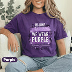 In June We Wear Purple Shirt, Alzheimer's Awareness T-Shirt