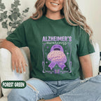 Alzheimer’s Awareness Shirt, Purple Ribbon Brain Graphic Tee, Dementia Awareness Support Shirt, Neurology Awareness Gift