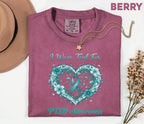 Comfort Colors PTSD Awareness Shirt, I Wear Teal For PTSD Tee, Teal Ribbon Mental Health Shirt, Trauma Survivor Support Gift