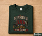 Fishing Dad Reel Expert Shirt Funny Fisherman Gift for Dad Papa Husband Fathers Day Birthday Fishing Lover Tee