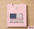 Best Dad Ever Shirt American Flag Patriotic Fathers Day Gift for Dad Husband Papa Birthday Gift USA Pride Dad Tee Vintage Style