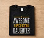 Awesome Like My Daughter Shirt Proud Dad Gift from Daughter Fathers Day Birthday Gift for Papa Husband Funny Family L...
