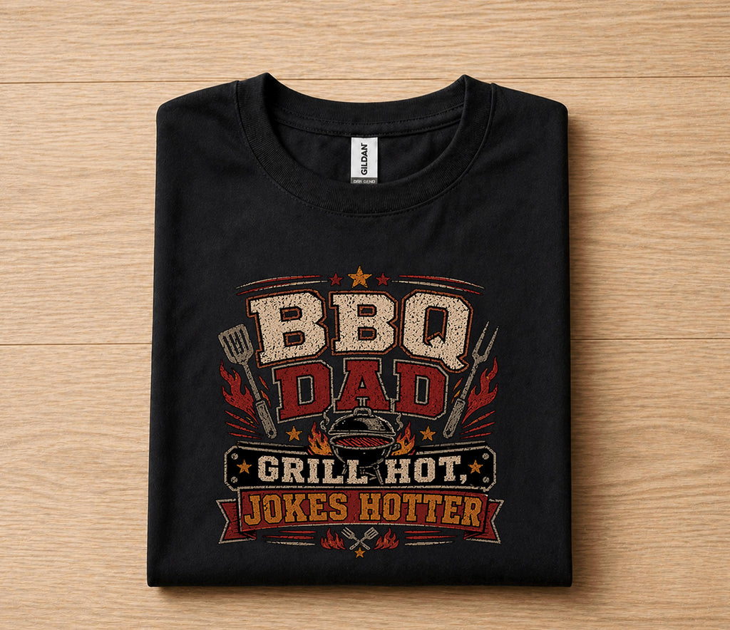BBQ Dad Grill Hot Jokes Shirt Funny Dad Tee Fathers Day Gift Husband Birthday Gift Grilling Dad Barbecue Humor Cookou...