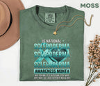 Comfort Colors Scleroderma Awareness Month Shirt Teal Ribbon Chronic Illness Support Tee Autoimmune Warrior Gift Unisex Top