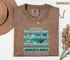 Comfort Colors Scleroderma Awareness Month Shirt Teal Ribbon Chronic Illness Support Tee Autoimmune Warrior Gift Unisex Top