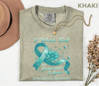 Comfort Colors Scleroderma Awareness Shirt I Wear Teal for Someone I Love Teal Ribbon Tee Chronic Illness Support Gift Unisex Top