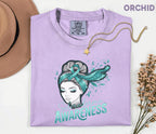 Comfort Colors Scleroderma Awareness Shirt Teal Ribbon Woman Graphic Tee Chronic Illness Support Gift Autoimmune Warrior Unisex Top