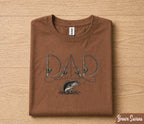 Dad Fishing Shirt Funny Papa Gift T-Shirt, Fishing Rod Dad Tee, Fathers Day Gift for Husband, Birthday Present for Dad Fisherman Shirt