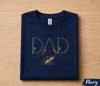 Dad Fishing Shirt Funny Papa Gift T-Shirt, Fishing Rod Dad Tee, Fathers Day Gift for Husband, Birthday Present for Dad Fisherman Shirt