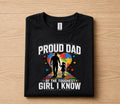 Proud Dad Autism Awareness Shirt, Father Daughter Love Tee
