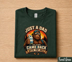 Just A Dad Who Always Came Back With The Milk Funny Shirt, Sasquatch Dad Joke Tee, Legendary Father Gift for Fathers Day Husband Papa