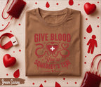 Give Blood You’re Somebody’s Type Shirt Blood Donor Awareness Tee O Positive A Plus Gift World Blood Donor Day Medical Support T Shirt