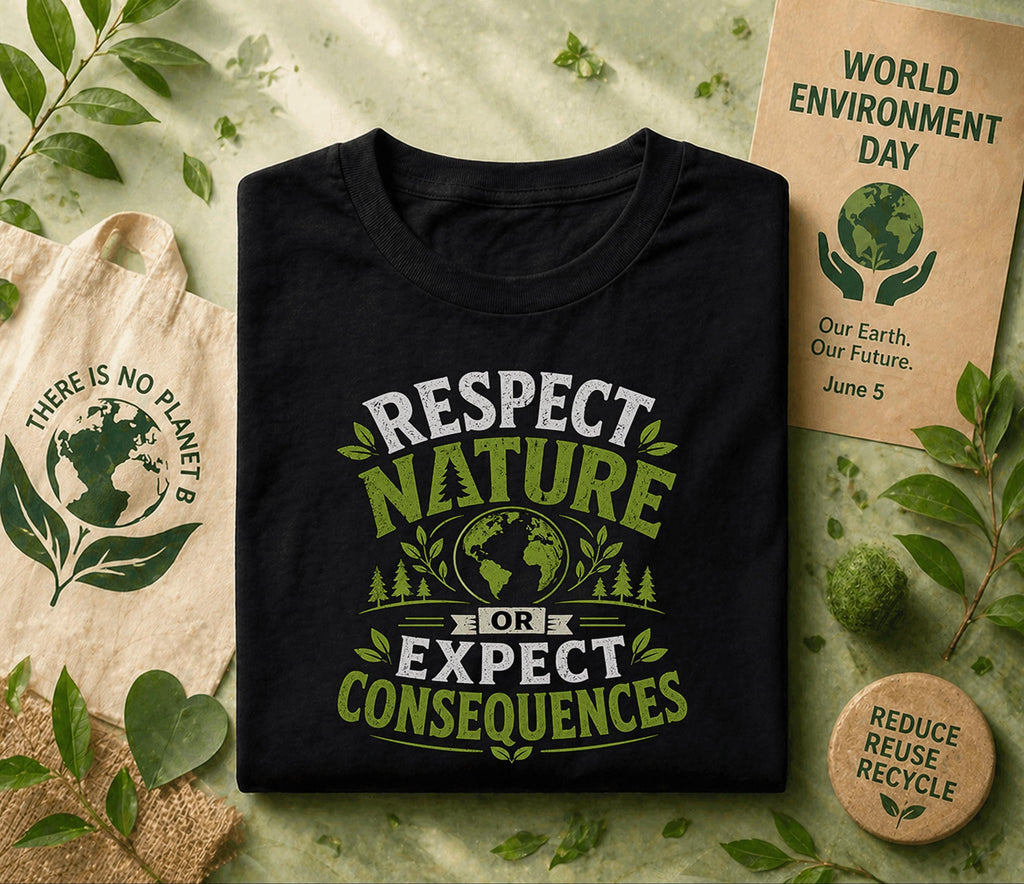 Respect Nature Shirt, World Environment Day Tee