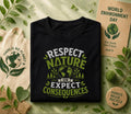 Respect Nature Shirt, World Environment Day Tee
