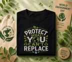 Protect What You Can’t Replace Shirt, World Environment Day Tee, Eco Friendly T Shirt, Save Earth Tee, Sustainability Gift