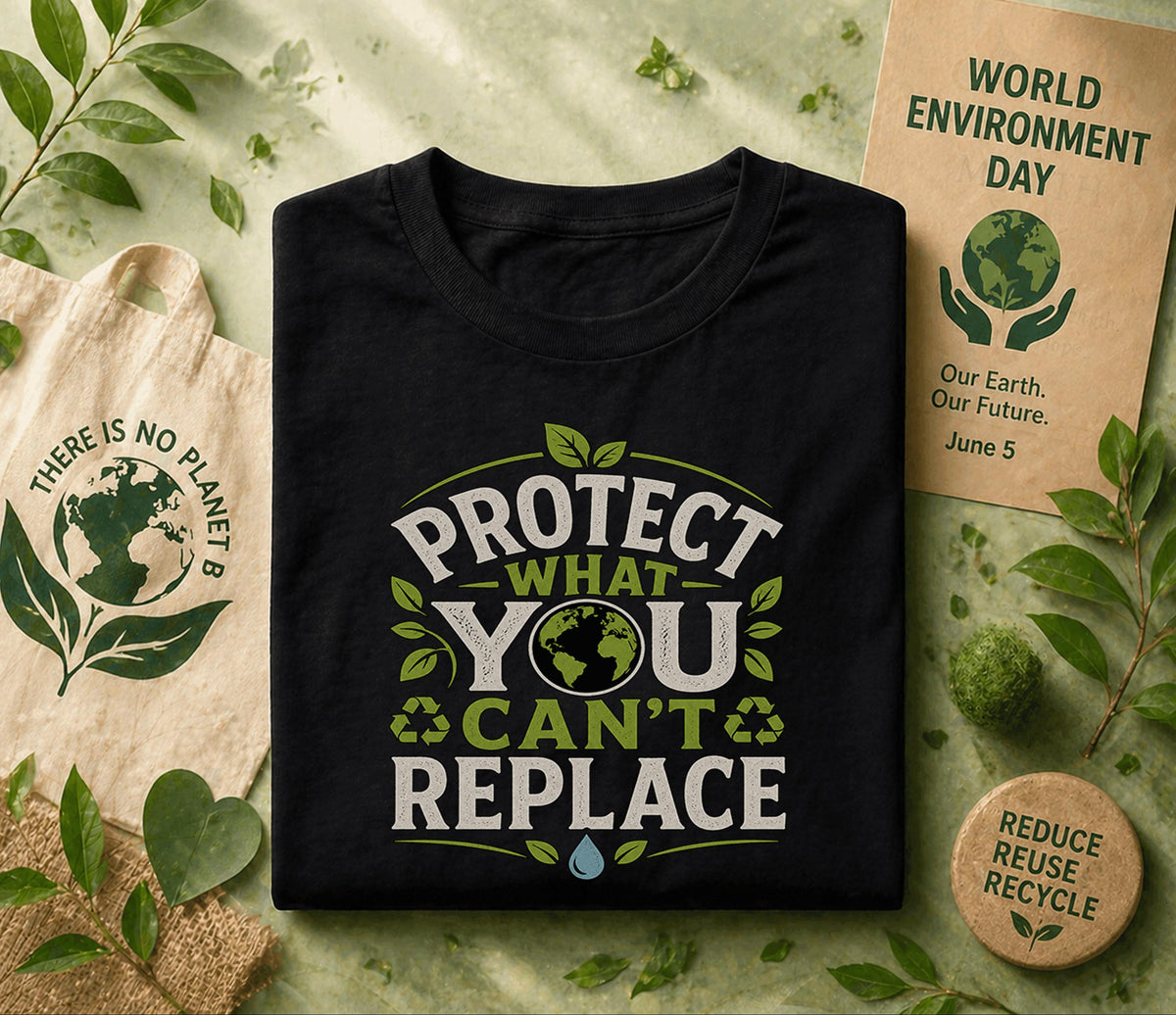 Protect What You Can’t Replace Shirt, World Environment Day Tee, Eco Friendly T Shirt, Save Earth Tee, Sustainability Gift