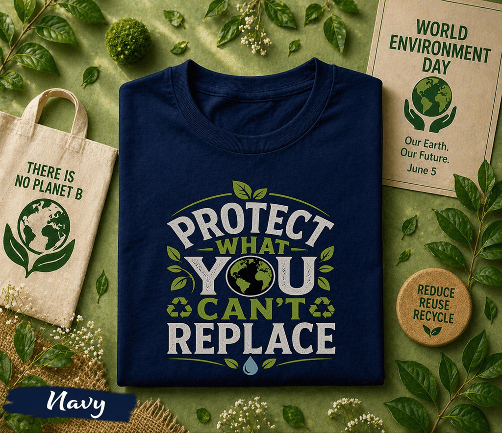 Protect What You Can’t Replace Shirt, World Environment Day Tee, Eco Friendly T Shirt, Save Earth Tee, Sustainability Gift