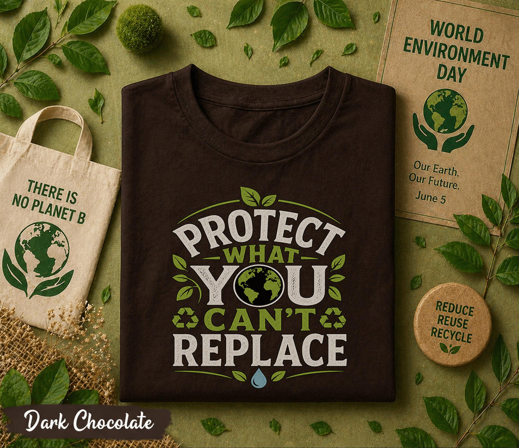Protect What You Can’t Replace Shirt, World Environment Day Tee, Eco Friendly T Shirt, Save Earth Tee, Sustainability Gift