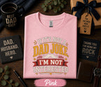 If It’s Not a Dad Joke I’m Not Interested Shirt Funny Fathers Day Gift Birthday Husband Tee Sarcastic Dad Humor Retro T-Shirt