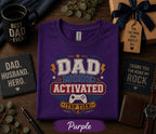 Dad Mode Activated Shirt Top Tier Gamer Dad Tee Funny Fathers Day Gift Birthday Husband Present Gaming Dad Retro Style T-Shirt