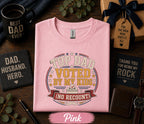 Top Dad Voted By My Kids Shirt Funny Fathers Day Gift Birthday Husband Tee Best Dad Ever Humor Retro T-shirt