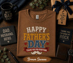 Team Group Happy Fathers Day Shirt Thank You Dad Gift Birthday Husband Tee Matching Appreciation Dad Retro Vintage Shirt from Kids Men Women