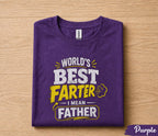Worlds Best Farter Shirt Funny Dad Gift I Mean Father Humor Tee Fathers Day Gift for Dad Birthday Husband Joke Shirt
