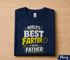 Worlds Best Farter Shirt Funny Dad Gift I Mean Father Humor Tee Fathers Day Gift for Dad Birthday Husband Joke Shirt