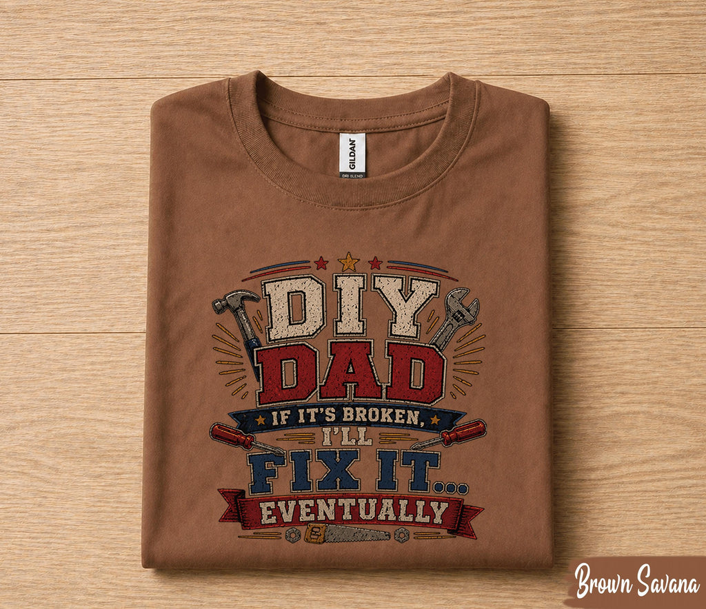 DIY Dad Fix It Shirt Funny Dad Tee Fathers Day Gift Husband Birthday Gift Handyman Dad Shirt Mechanic Humor Tool Tee