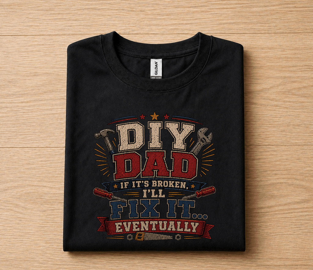 DIY Dad Fix It Shirt Funny Dad Tee Fathers Day Gift Husband Birthday Gift Handyman Dad Shirt Mechanic Humor Tool Tee