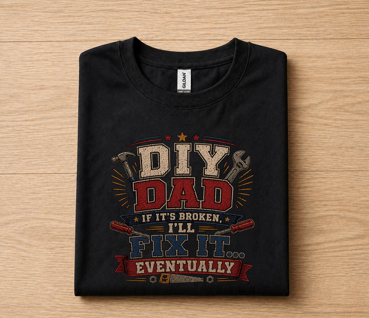 DIY Dad Fix It Shirt Funny Dad Tee Fathers Day Gift Husband Birthday Gift Handyman Dad Shirt Mechanic Humor Tool Tee
