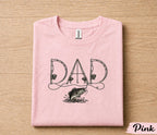 Dad Fishing Shirt Funny Papa Gift T-Shirt, Fishing Rod Dad Tee, Fathers Day Gift for Husband, Birthday Present for Dad Fisherman Shirt