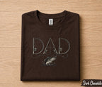 Dad Fishing Shirt Funny Papa Gift T-Shirt, Fishing Rod Dad Tee, Fathers Day Gift for Husband, Birthday Present for Dad Fisherman Shirt