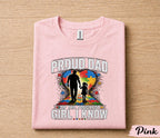 Proud Dad Autism Awareness Shirt, Father Daughter Love Tee, Puzzle Heart Dad T-Shirt, Fathers Day Gift for Husband Papa