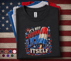It's Not Gonna Lick Itself Shirt, Funny 4th of July Popsicle Tee