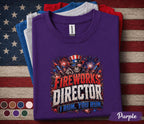 Fireworks Director Shirt, Funny 4th of July Tee, I Run You Run Patriotic Shirt, Independence Day Fireworks Lover USA Party Top Forth of July
