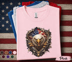 Patriotic Bald Eagle Shirt, American Flag Eagle Tee, 4th of July USA Pride Shirt, Freedom Eagle Independence Day Gift Top Forth of July