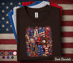 Game Day Baseball Shirt, Patriotic 4th of July Baseball Tee, American Flag Sports Fan Shirt, USA Baseball Lover Gift Top Forth of July