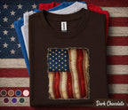 American Flag Baseball Shirt, Patriotic Baseball USA Tee, Vintage 4th of July Baseball Fan Shirt, Independence Day Sports Gift Forth of July
