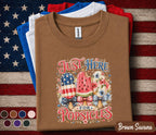 Just Here For Popsicles Shirt, Funny 4th of July Tee, Patriotic Popsicle Shirt, Independence Day Summer Party Graphic Top Forth of July