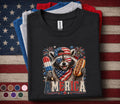 Patriotic Raccoon Shirt, America Raccoon Tee