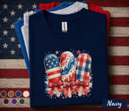 Patriotic Popsicle Shirt, 4th of July Ice Cream Tee, Red White Blue Summer Shirt, Independence Day Dessert Lover Forth of July Top