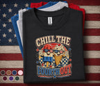 Chill The Fourth Out Shirt, Funny 4th of July Ice Cream Tee