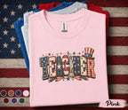 Patriotic Teacher Shirt, 4th of July Teacher Tee, USA Flag Teacher Gift, Independence Day Educator Top, America Pride Shirt Forth of July