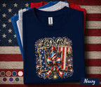 Lets Get Lit 4th of July Shirt, Patriotic Fireworks Tee, Red White Blue Independence Day Shirt, USA Celebration Party Top Forth of July