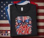 RN Patriotic Bow Shirt, Registered Nurse 4th of July Tee