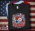 CNA Patriotic Floral Shirt, Certified Nursing Assistant 4th of July Tee