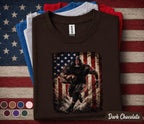 Patriotic Football Player Shirt, 4th of July Football Tee, American Flag Sports Shirt, USA Football Fan Gift, Top Forth of July Football